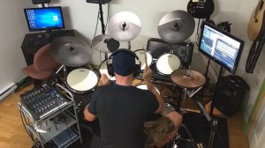 Theme from Mission:Impossible Drum Cover by Travyss Drums (Adam Clayton & Larry Mullen 1996 version
