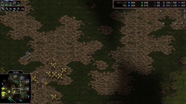 1440p! Beast (Z) v YSC (P) on Neo Sylphid - StarCraft - Brood War REMASTERED - 2021 смотреть онлайн