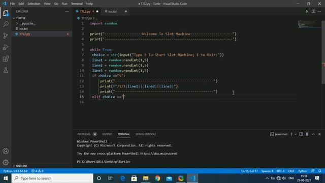 Slot Machine : Python Project Part-1 смотреть онлайн