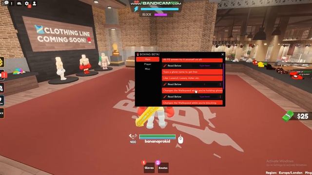 ROBLOX BOXING BETA AUTOFARM GUI SCRIPT/HACK - INF MONEY, INF STAMINA AND MORE! смотреть онлайн