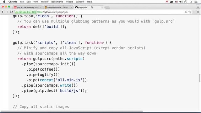 Getting Started with Gulp смотреть онлайн