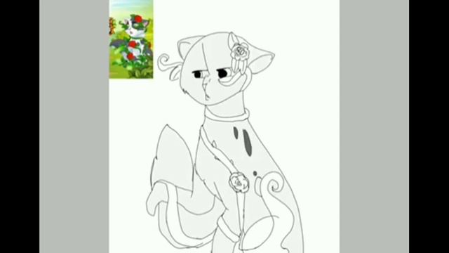SpeedPaint. Персонаж из Castle Cats 🐱// Moppy смотреть онлайн