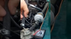 установка электробензонасоса от печки запорожца на авто. таврия езжу уже 7месяцев.