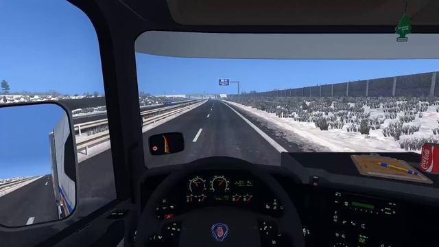 ETS2 1.30 - Germany Autobahn Rebuilding(ProMods) - Best Scania V8 Open Pipe Sound - Realistic Winte смотреть онлайн