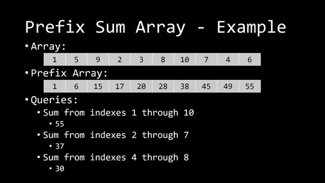 Prefix Sum Differ Array 1D смотреть онлайн