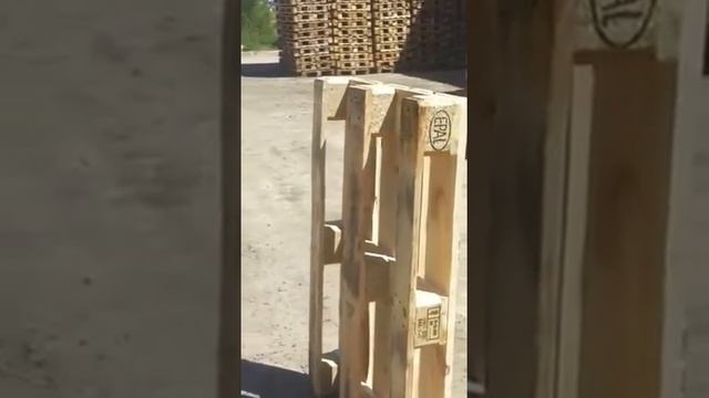 Европоддон деревянный б/у с клеймом 1200х800 ГОСТ 9557-87 смотреть онлайн