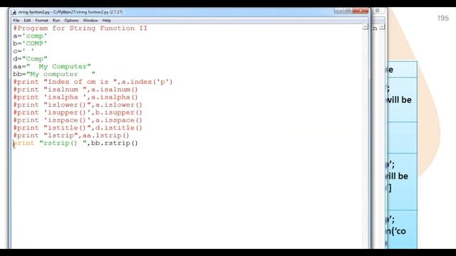 String Functions Part II And Program смотреть онлайн