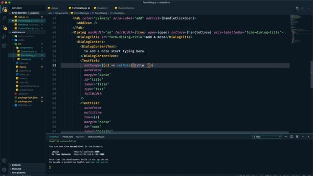 Simple Note Taking App in React JS смотреть онлайн