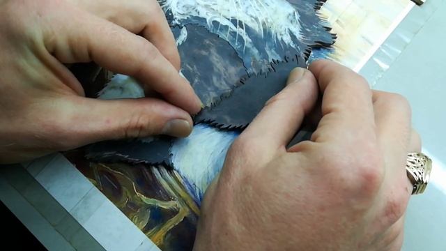 Флорентийская мозаика. Котёнок. смотреть онлайн