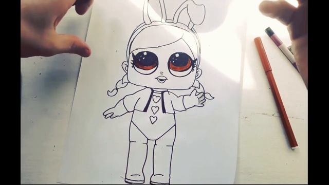How to Draw. КАК НАРИСОВАТЬ КУКЛУ ЛОЛ. смотреть онлайн