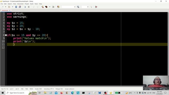 Perl Programming - Scalars & Conditionals 2023 смотреть онлайн