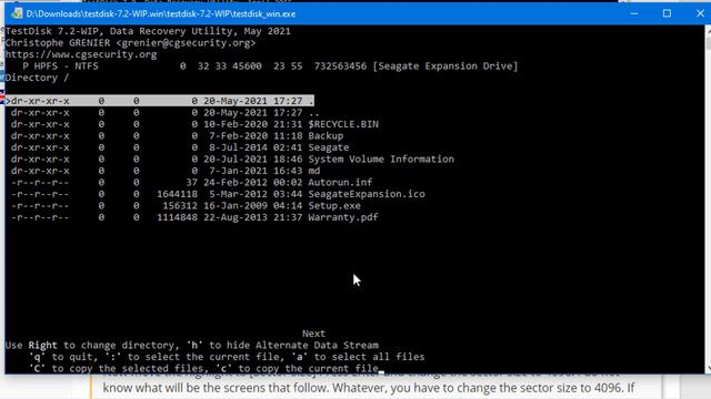 Using TestDisk to recover Files смотреть онлайн