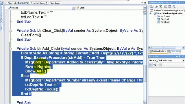 Course ADO.NET Application (VB.NET+Oracle Database) - Lesson11(Classes Level 3-Add-Update-Delete) смотреть онлайн
