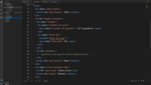 very helpful for creating Quiz app with HTML, CSS, JavaScript #motivation #java #study #coding смотреть онлайн