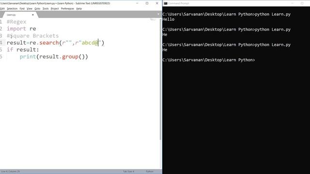#1.5 Learn Python: Regex (Regular Expression) смотреть онлайн