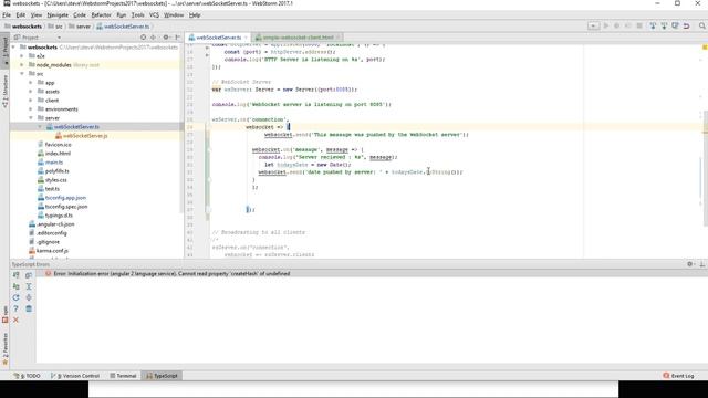 Angular 5 / Node 6 Websockets Tutorial смотреть онлайн