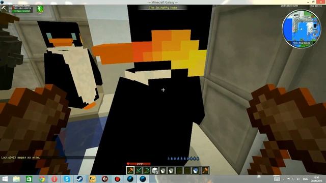 Строим Дом для пингвинов в Minecraft Galaxy смотреть онлайн