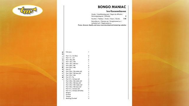 Bongo Maniac - Young Band - Kouwenhoven - Tierolff смотреть онлайн