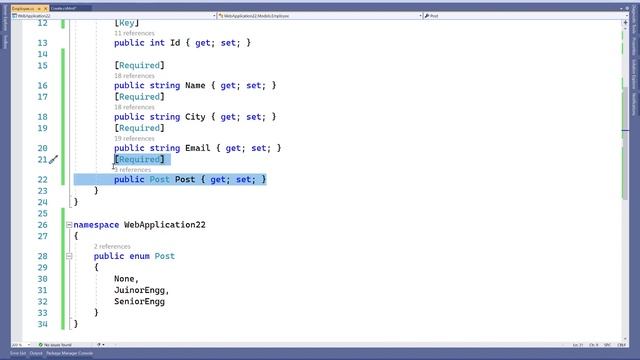 Select List Validation in ASP.NET CORE | ASP.NET MVC | Bind Select List with Enum смотреть онлайн