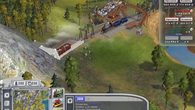 Играем в Sid Meier's Railroad! #2 - Российский авто-пром смотреть онлайн