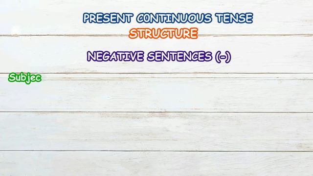 PRESENT CONTINUOUS TENSE смотреть онлайн