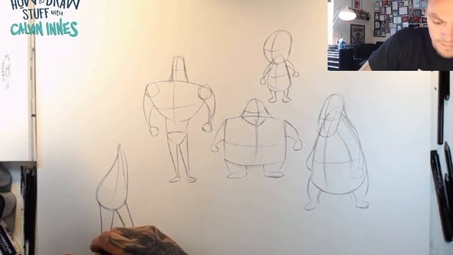 How to draw different cartoon body types смотреть онлайн