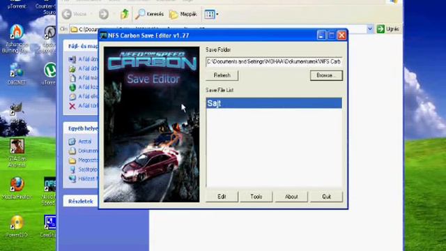 NFS Carbon Hack [SaveEditor 1.27]