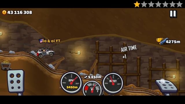 Hill Climb Racing 2 - 10 000m with RALLY in MINES смотреть онлайн