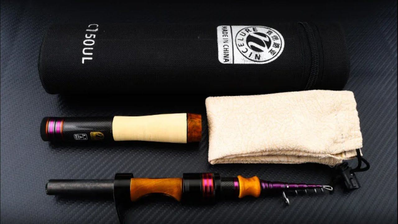 #микроджиг | Ловля окуня на спиннинг зимой | Телескопическая удочка PURELURE XUL BFS, 1,50м. смотреть онлайн