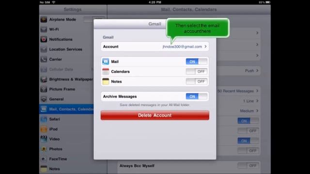 iPad: How to Change Your Email Password смотреть онлайн