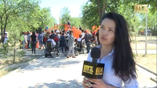 Компания "Технодом" подарила воркаут-площадку городу Капчагай! смотреть онлайн