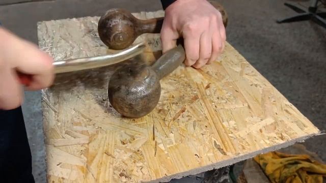 Переделка старых гантелей. Эффект резинового напыления. Реставрация. #реставрация #restoration смотреть онлайн