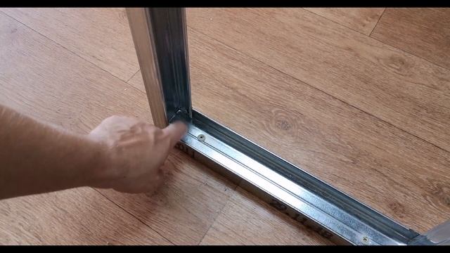 Как сделать перегородку из гипсокартона - только из одного профиля ) смотреть онлайн