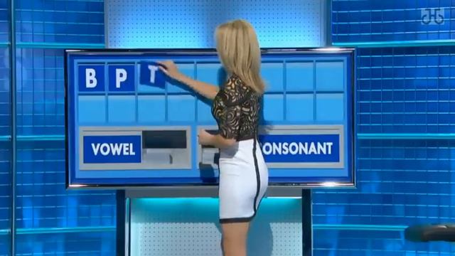 Rachel Riley Booty Wiggle! Countdown 4/2/16