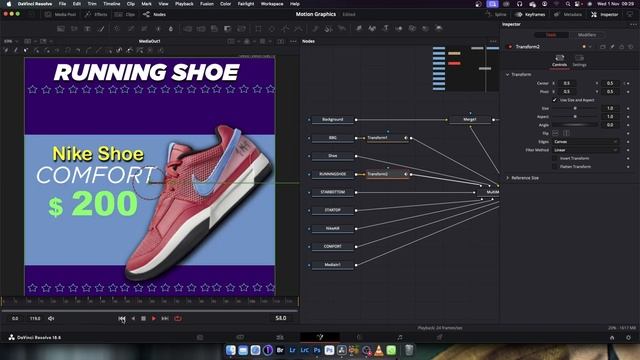 Motion Graphics Poster In DaVinci Resolve 18.6 in Hindi ( FUSION ) смотреть онлайн