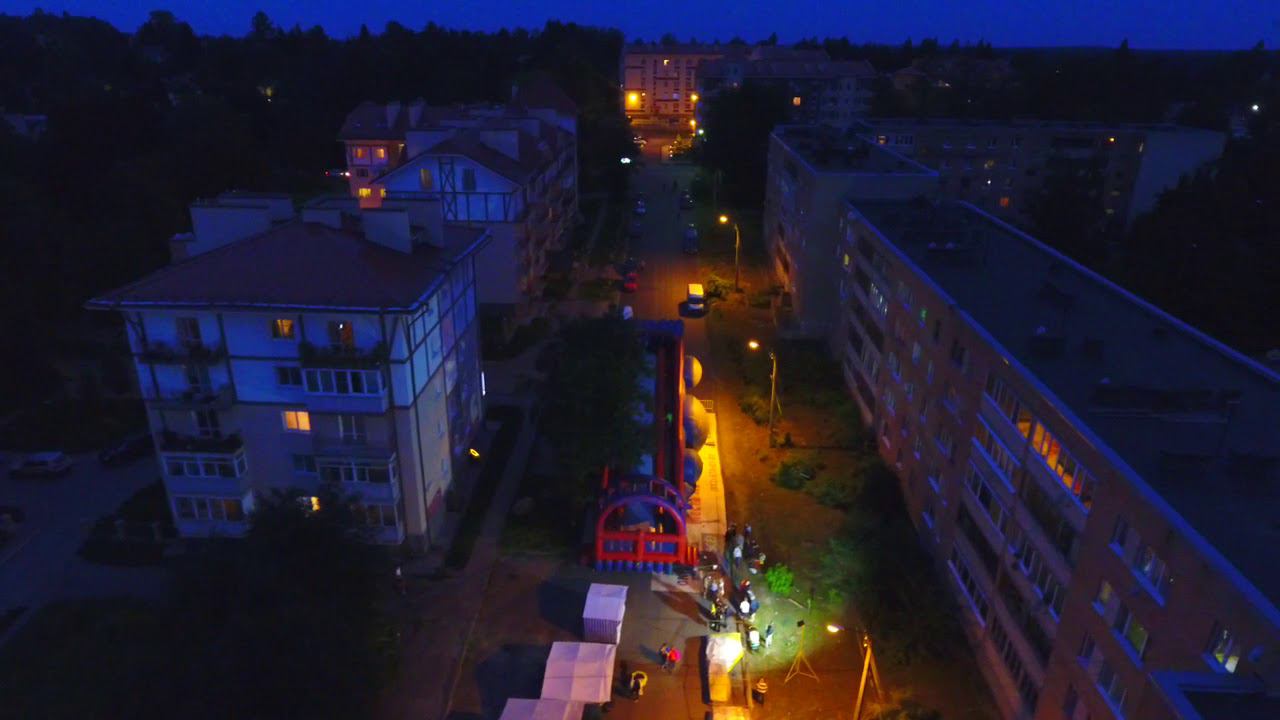 90-летие Рощино - съёмка с квадрокоптера - 1 смотреть онлайн