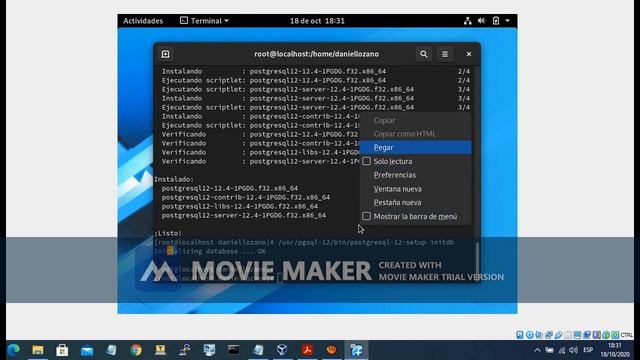 Instalacion de Postgres y pgAdminIII en Fedora Linux con Virtual box. смотреть онлайн