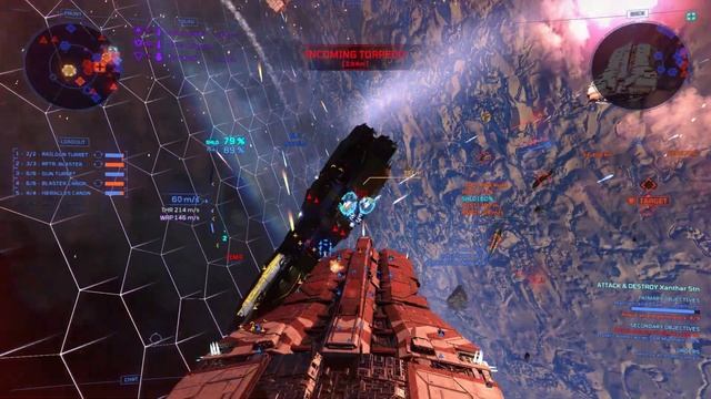 Infinity: Battlescape - Attacks and defenses with capital ships смотреть онлайн