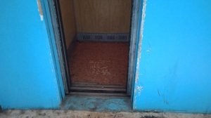 Старый лифт Самарканд с очень громкими звуками!Город Уфа!