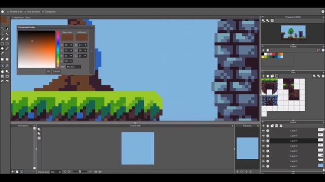 Pixel Art Timelapse - Forest Ruins Platformer смотреть онлайн