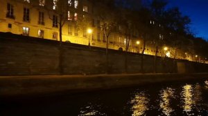 НОЧНОЙ Париж, красивая прогулка на кораблике по Сене, Экскурсия , Paris. France,