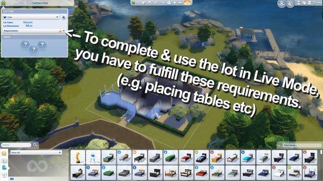 SIMS 4 - How to change Lot Type смотреть онлайн