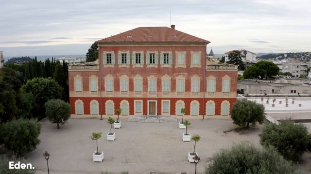 Vol au-dessus du Musée Matisse de Nice et du site archéologique de Cimiez смотреть онлайн