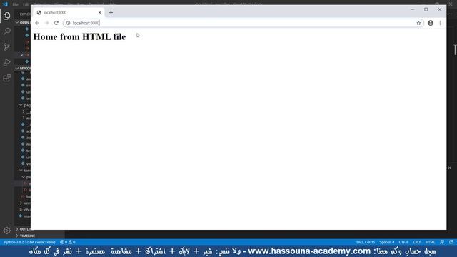 جانجو 312 انشاء ملف رئيسي للمشروع templates بايثون python django جانجو смотреть онлайн