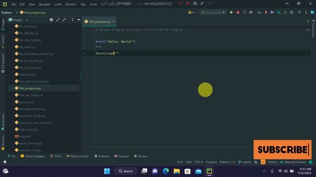 Hello, World Program, ||No Talking ASMR || Python! || By Ahmed Majid смотреть онлайн