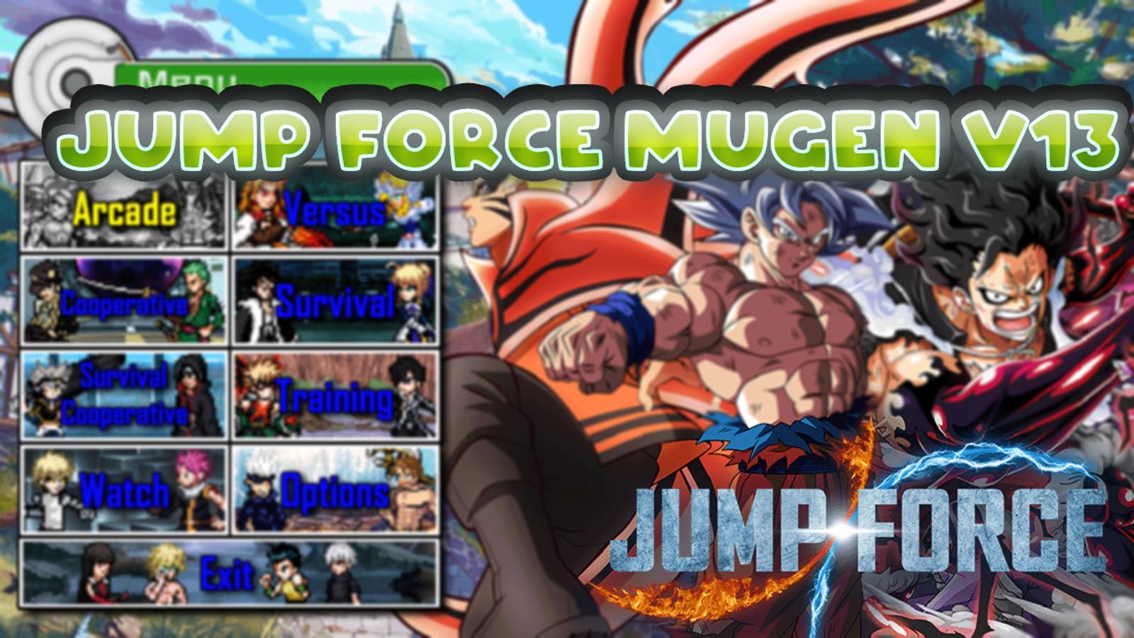 Jump Force Mugen V13-ПРОБУЕМ В ПЕРВЫЕ смотреть онлайн