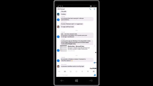 Facebook, WhatsApp, Instagram and other apps for Android on Windows 10 Mobile смотреть онлайн