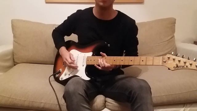 Samick stratocaster - Pink Floyd Young lust solo смотреть онлайн