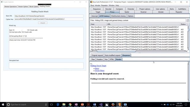 Padding Oracle Attack смотреть онлайн