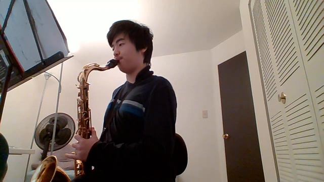 Tenor Saxophone- flexibility scale, Etude #2 смотреть онлайн